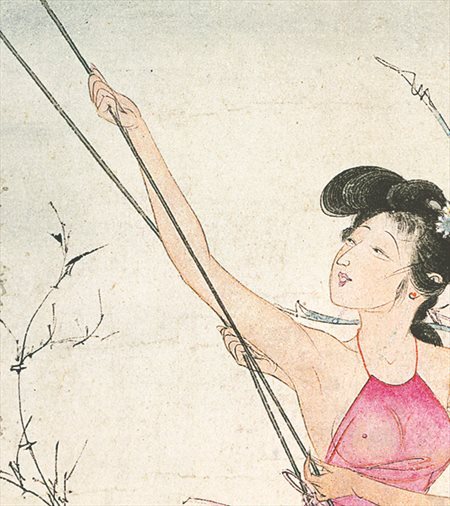 宝应-胡也佛的仕女画和最知名的金瓶梅秘戏图